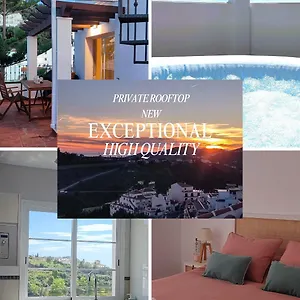 Penthouse With Hot Tub And Air Conditioning Offering Breathtaking Panoramic Mountain And Sea Views Appartement Cómpeta